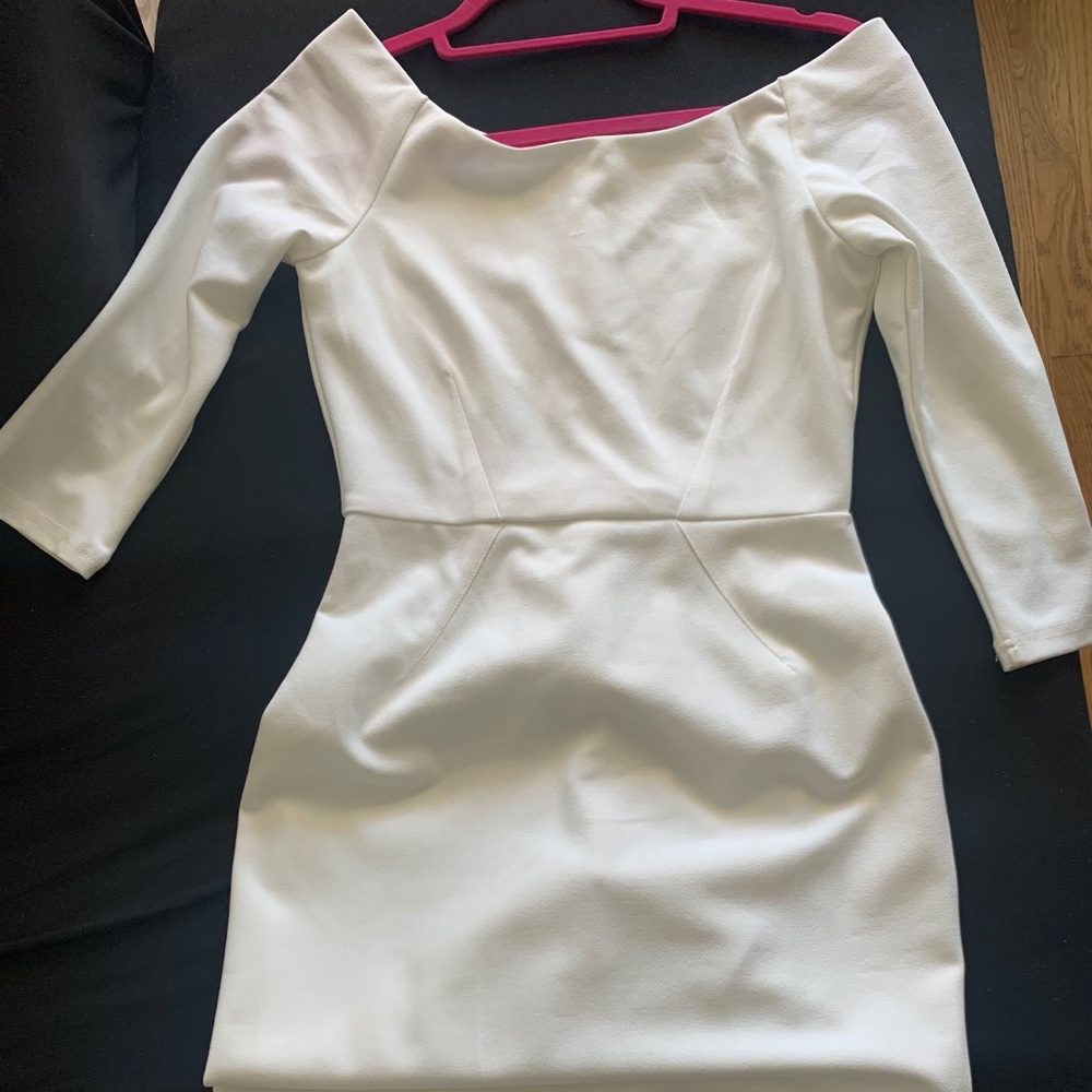 White Off the Shoulder Dress